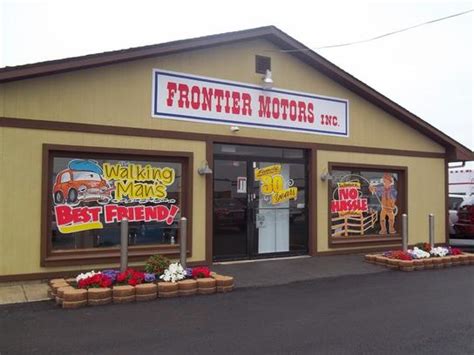 Frontier Motors is a family-owned and -operated used car dealership that offers a free 90-day/3,000-mile warranty with all qualifying vehicles. Read 583 reviews from customers …